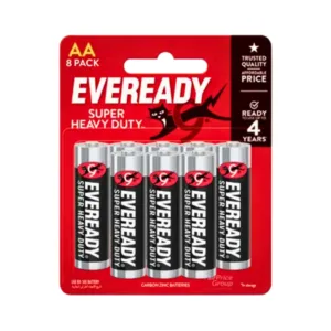Eveready AA Super Heavy Duty 1.5v - 8pcs + Free4pcs