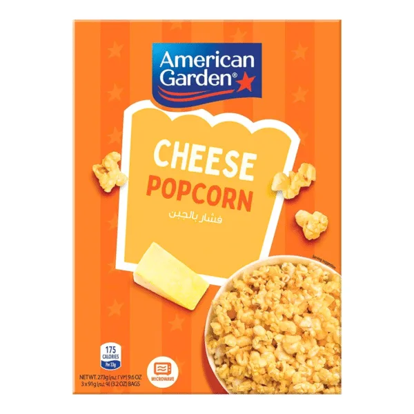 American Garden Cheese Popcorn - 273g American Garden Cheese Popcorn - 273g - Image 1