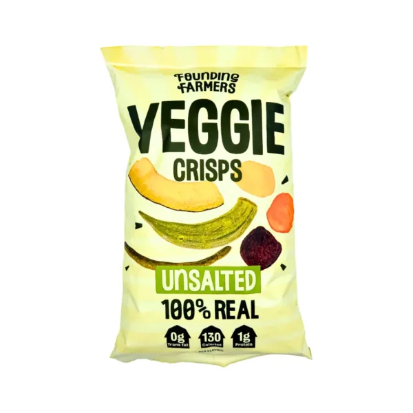 Founding Farmers Veggie Crisps Unsalted - 120g Founding Farmers Veggie Crisps Unsalted - 120g - Image 1