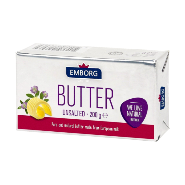 Emborg UnSalted Butter 200g - Image 1