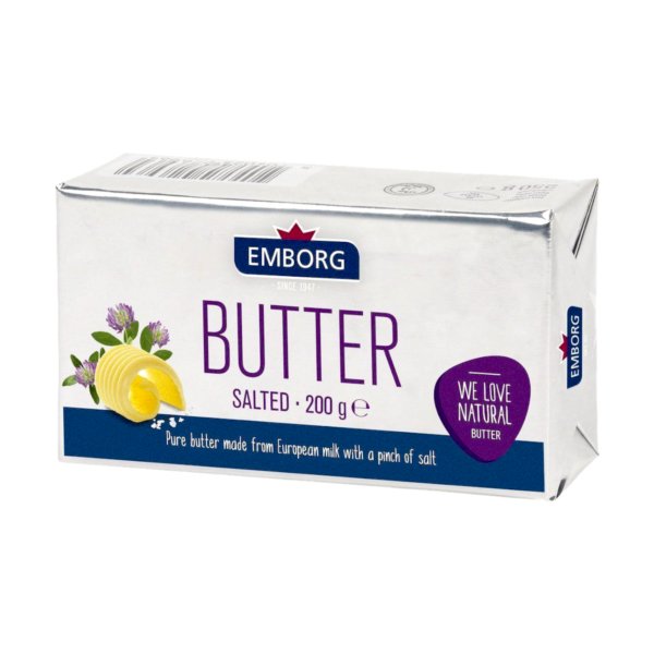 Emborg Butter Salted 200g - Image 1