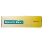 Disposable Gloves Indusry Grade Labor Gloves M Size White Latex Gloves - 100Pcs - Image 2