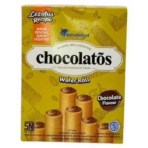 Garuda Food Chocolatos Wafer Roll 24Pcs