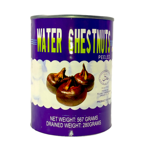 Lazat Water Chestnuts Peeled 567gm - Image 1