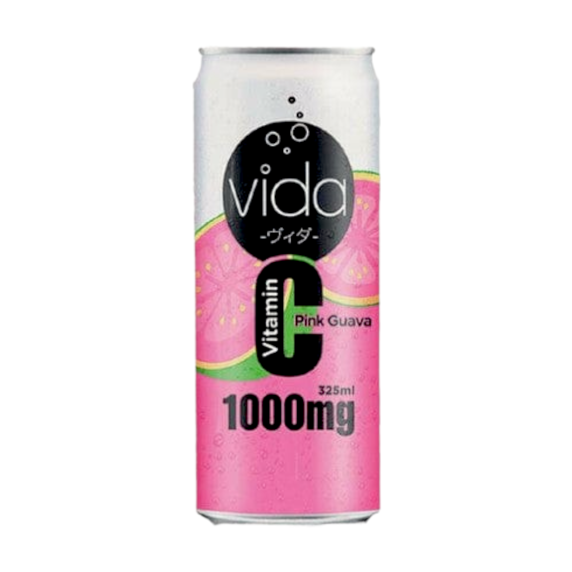 Vida Vitamin C Pink Guava Sparkling Flavoured Drink 1Pcsx 325ml Shopifull