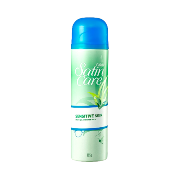 Gillette Satin Care Sensitive Skin Shaving Gel 195g - Image 1