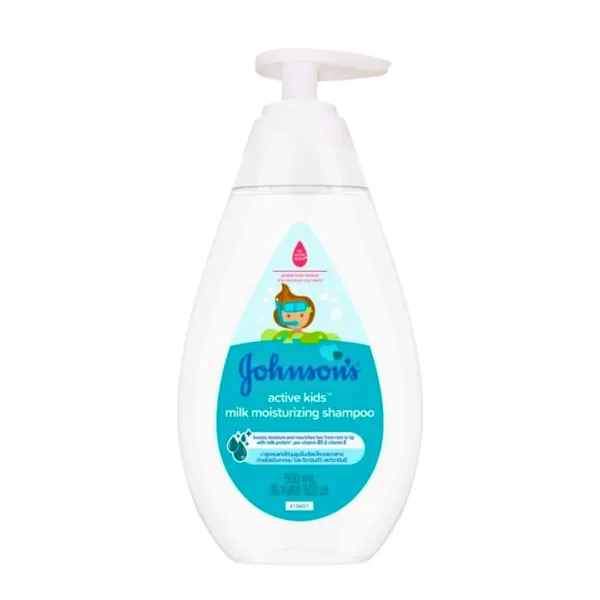 Johnsons Active Kids Milk Moisturizing Shampoo - 500ml - Image 1