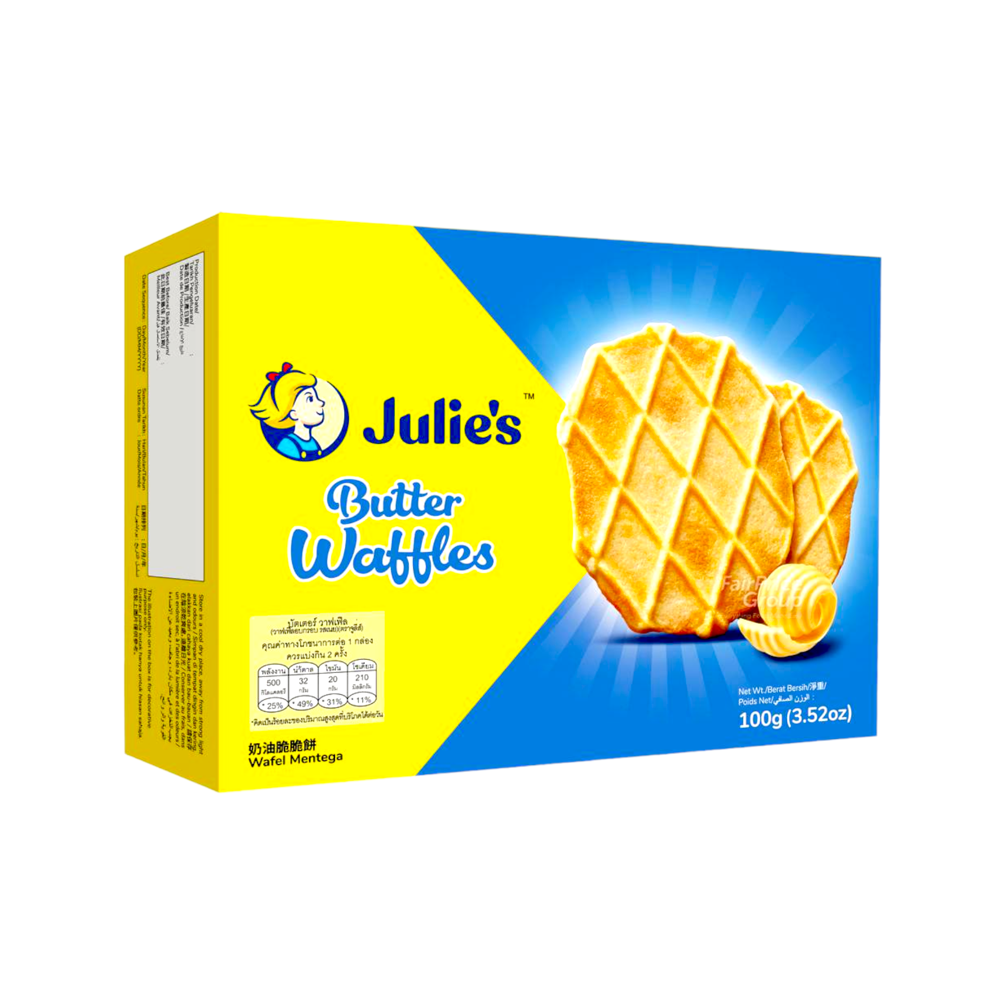 Julie’s Butter Waffles 100g – Shopifull