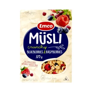 Emco Muesli Crunchy Blueberries And Raspberries 375g