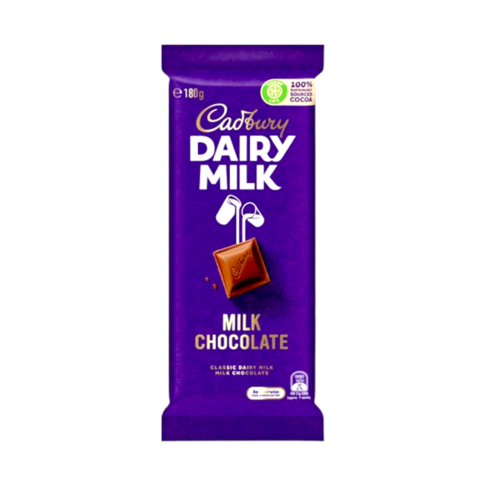 Cadbury Dairy Milk Chocolate 180g Shopifull