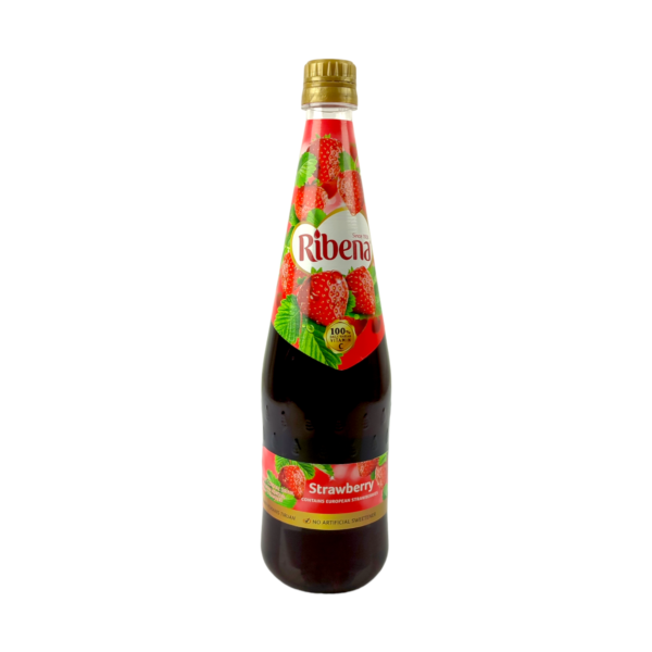Ribena Strawberry Fruit Cordial Drink 1Lit - Image 1