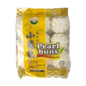 Figo Pearl Bun Green Bean Mini Bun 225g