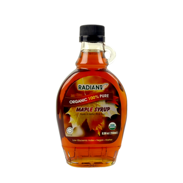 Radiant Organic 100% Pure Maple Syrup 250ml - Image 1
