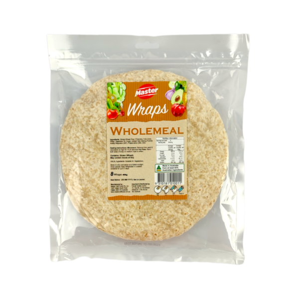 Master Wraps Wholemeal 8Pcs 400g Master Wraps Wholemeal 8Pcs 400g - Image 1