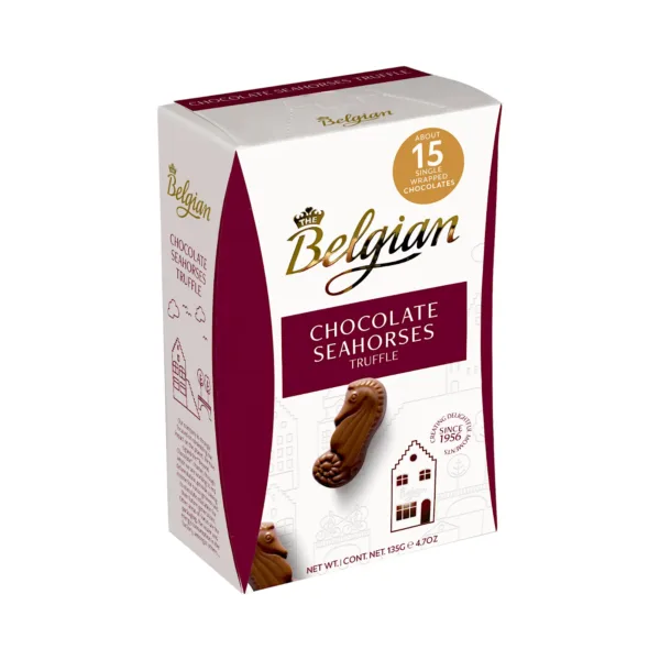 Belgian Seahorse Truffle Fantasy Filling Chocolate - 135g - Image 1