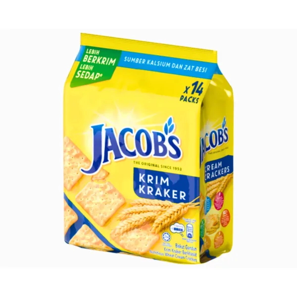 1 Jacob’s MultiPack Original Cream Crackers 504g - Image 1