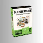 Rolife Super Creator Energy Supply Store Plastic DIY Miniature House With LED - DW002