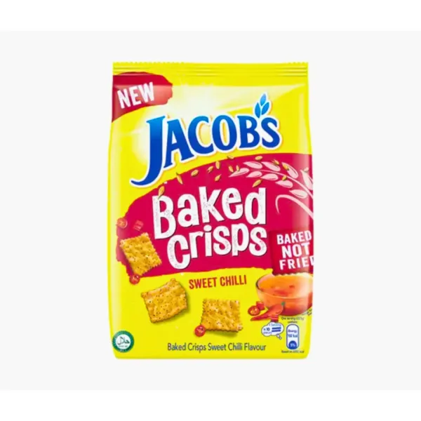 Jacobs Baked Crisps Sweet Chilli flavour -229g - Image 1