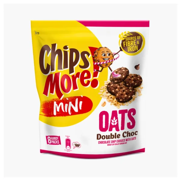7 Chips More Mini Oats Double Chocolate 8sx24g - Image 1