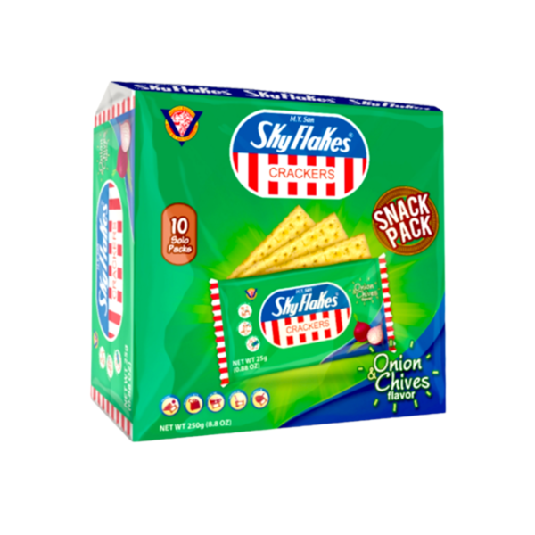 M.Y. San Sky Flakes Onion & Chives Crackers 250g M.Y. San Sky Flakes Onion & Chives Crackers 250g - Image 1