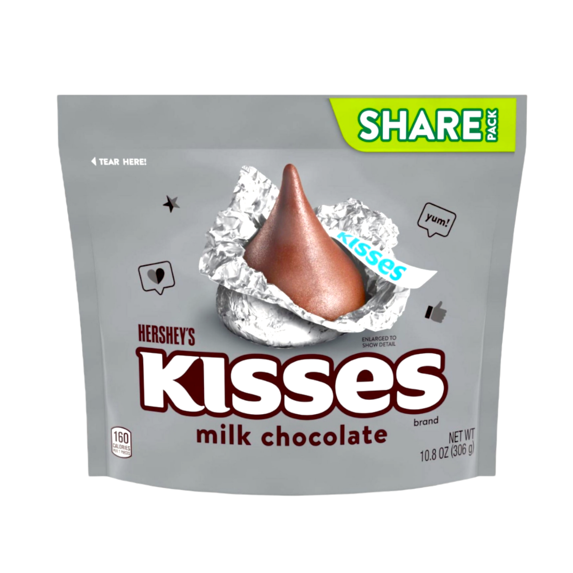 Hershey’s Kisses Milk Chocolate 306g – Shopifull