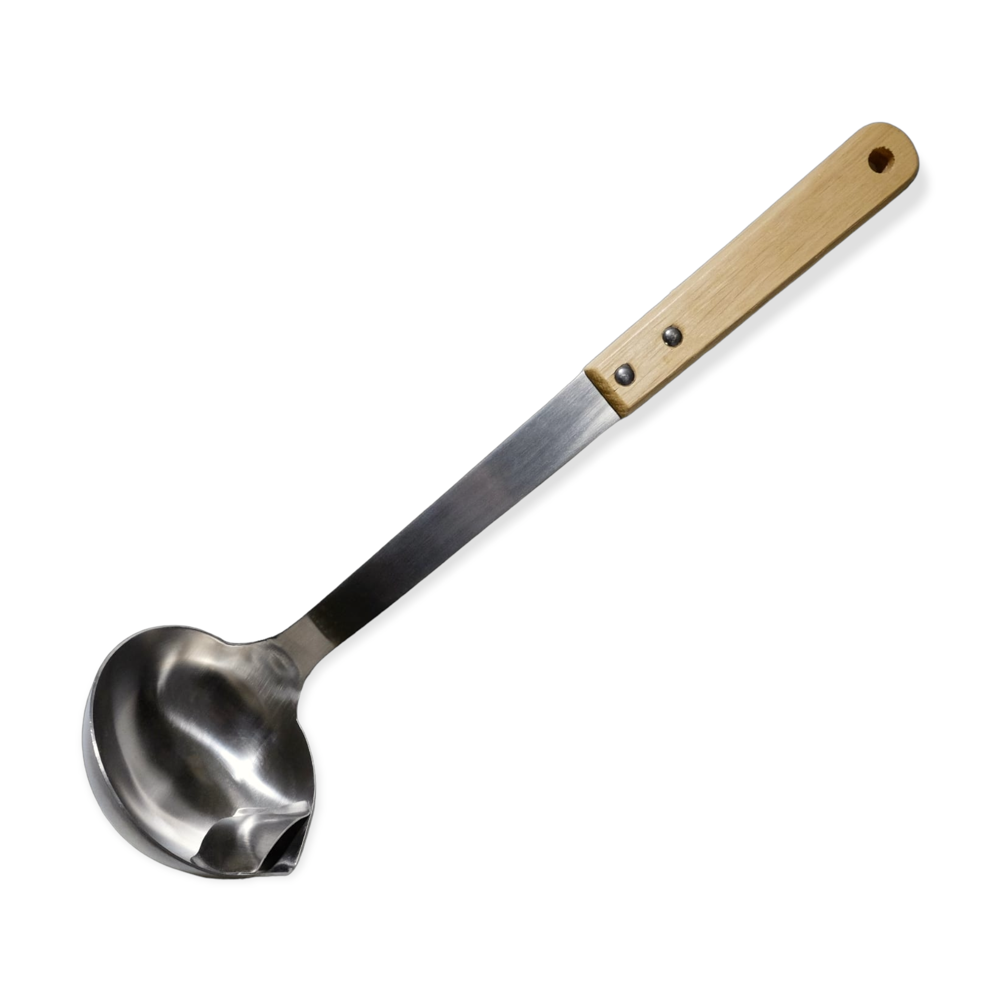 Fat　Steel　Separator　Insulation　Soup　Stainless　Heat　–　Ladle　Wooden　Handle　With　Jmj　Shopifull　Oil　Soup　Ladle　Anti-Scalding