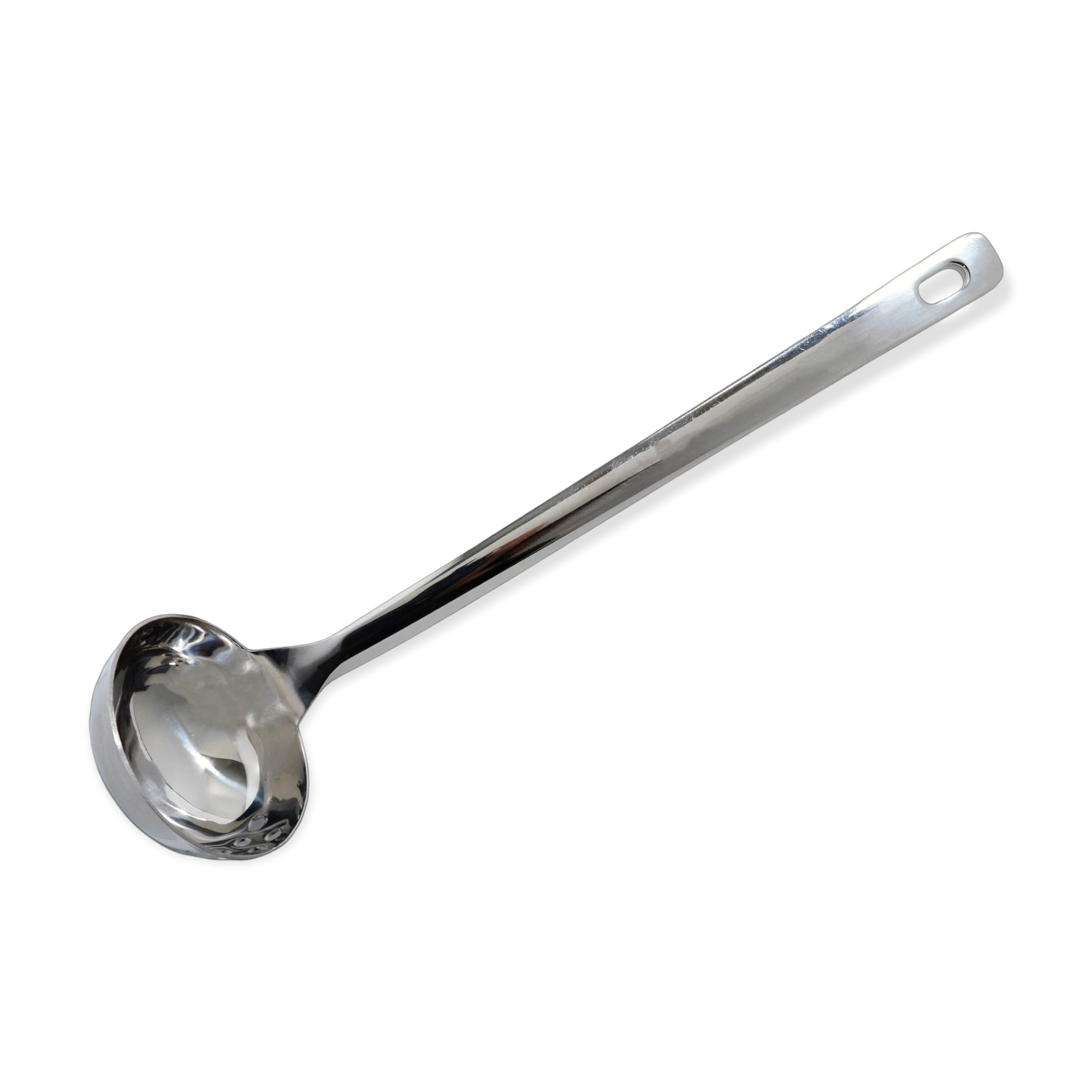 Jmj Food Contact Grade Stainless Steel Soup Ladle Utensil Spoon With Hole Ld Shopifull