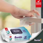 Bumble Antibacterial Wet Wipes 100Pcs - Image 4