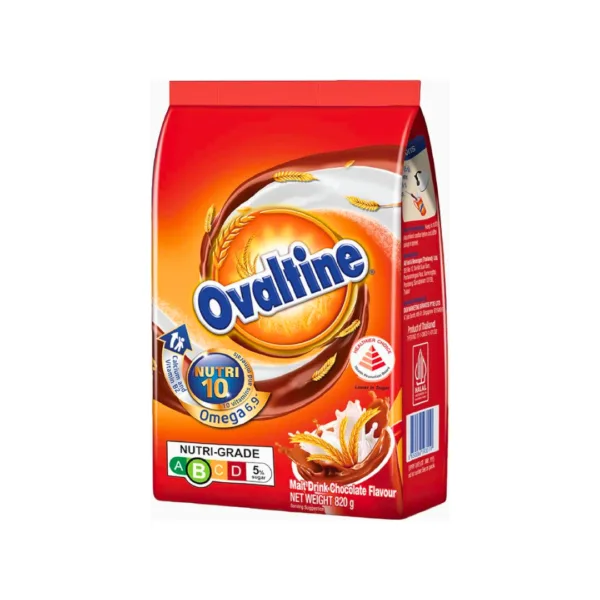 3 Ovaltine Malt Drink Chocolate Flavour - 820g - Image 1