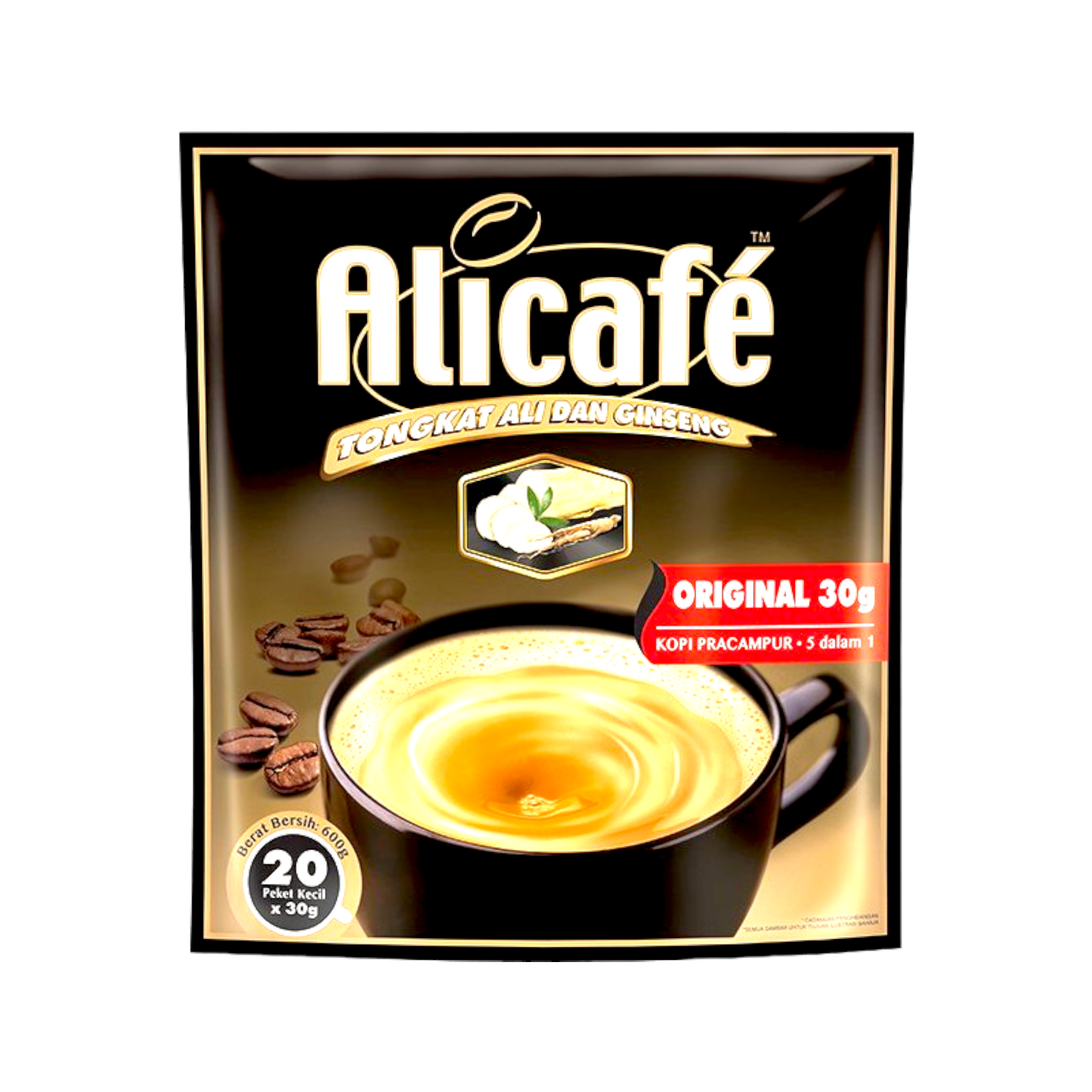 Alicafe Tongkat Ali & Ginseng 30g X 20’s Original Shopifull