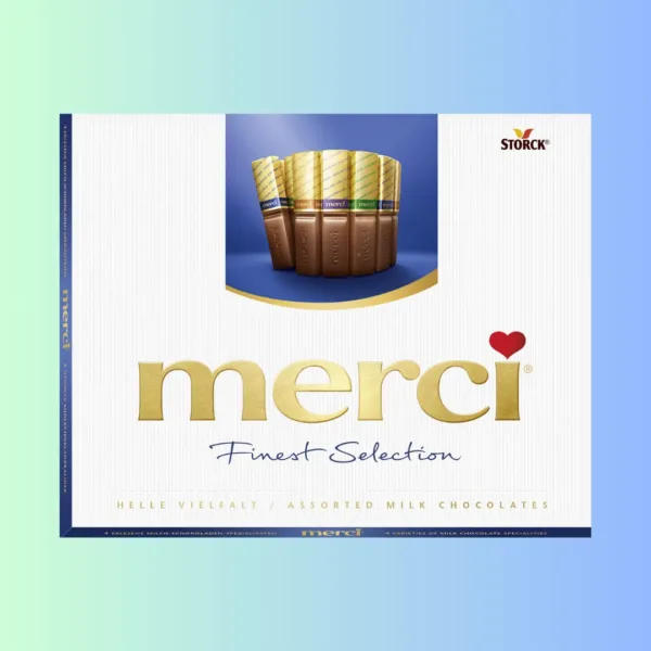 Untitled design - 2024-11-15T142157.800 Storck Merci Finest Selection Assorted European Milk Chocolates Blue - 250g - Image 1
