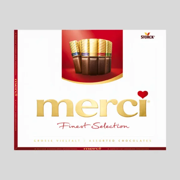 Storck Merci Finest Selection Assorted European Chocolates Red - 250g Storck Merci Finest Selection Assorted European Chocolates Red - 250g - Image 1