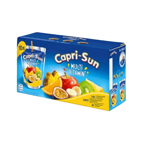 Capri Sun Multivitamin Mini Pouches Drinks - 10X200ml Capri Sun Multivitamin Mini Pouches Drinks - 10X200ml - Image 1