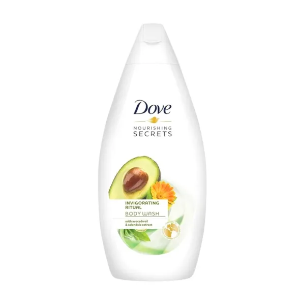 Dove Invigorating Ritual Body Wash With Avocado Oil & Calendula Extract - 500ml Dove Invigorating Ritual Body Wash With Avocado Oil & Calendula Extract - 500ml - Image 1