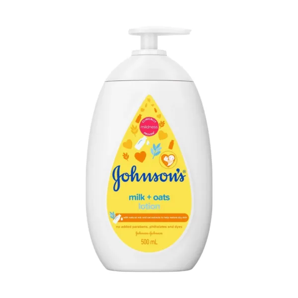 Johnsons Milk + Oats Lotion - 500ml - Image 1