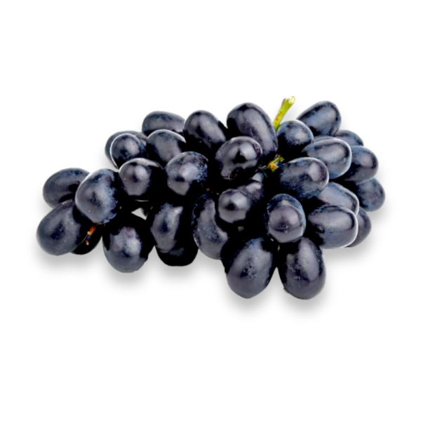 China Fresh Black Seedless Grapes - 500g - Image 1