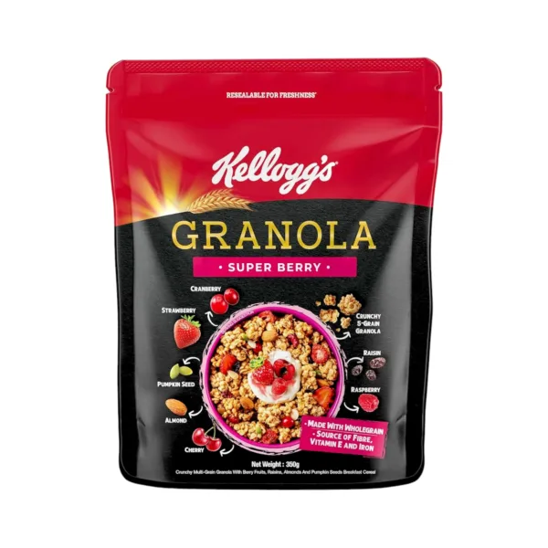 image-Photoroom - 2024-02-06T112733.164 Kellogg's Granola Super Berry - 350g - Image 1