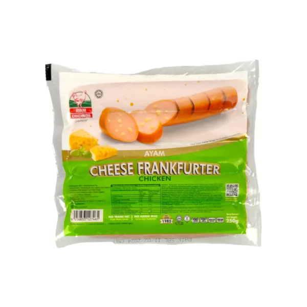 Ayam Dindings Cheese Chicken Frankfurther 250g Ayam Dindings Cheese Chicken Frankfurther 250g - Image 1