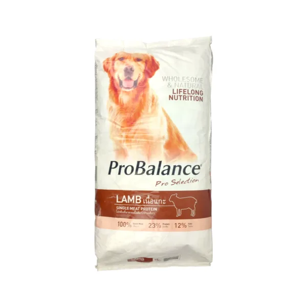 Pro Balance Lamb Single Meat Protein Dry Dog Food 15kg Pro Balance Lamb Single Meat Protein Dry Dog Food 15kg - Image 1