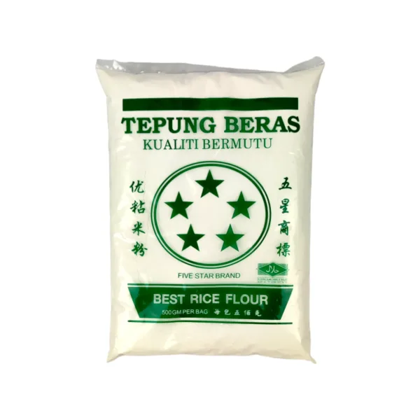 5 Star Tepung Beras Best Rice Flour 500g 5 Star Tepung Beras Best Rice Flour 500g - Image 1