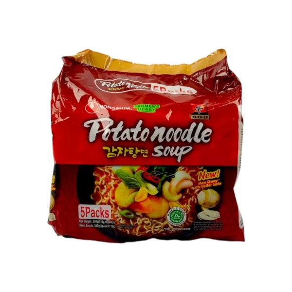 Nongshim Potato Noodle Soup 5PcsX110g - Image 1