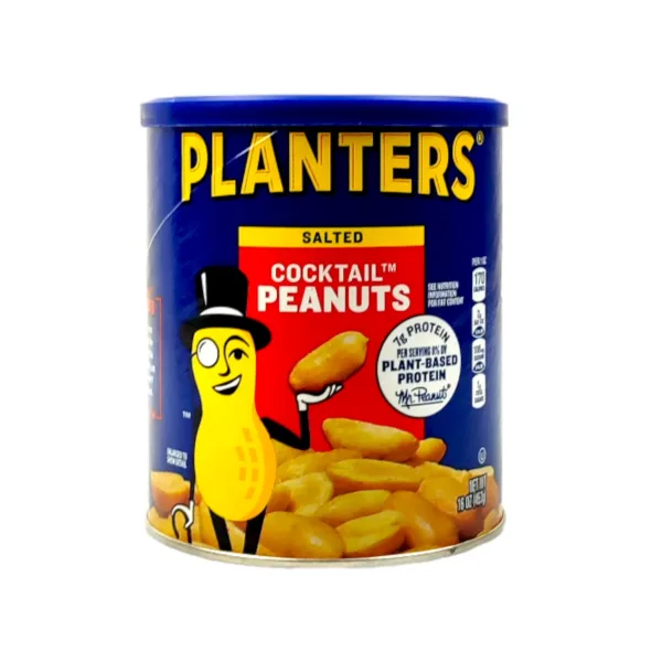 Planters Salted Cocktail Peanuts 453g Planters Salted Cocktail Peanuts 453g - Image 1