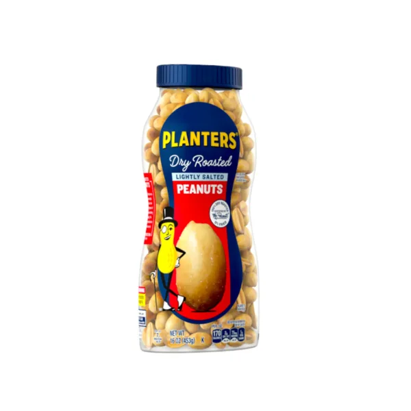 Planters Dry Roasted Lightly Salted Peanuts 453g Planters Dry Roasted Lightly Salted Peanuts 453g - Image 1