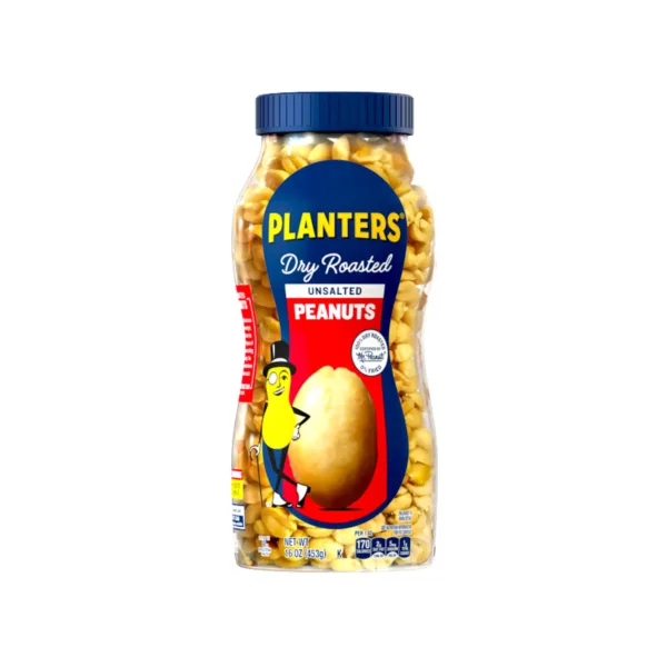 Planters Dry Roasted Unsalted Peanuts 453g Planters Dry Roasted Unsalted Peanuts 453g - Image 1