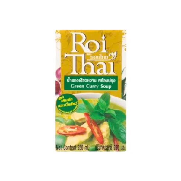 Roi Thai Green Curry Soup 250ml Roi Thai Green Curry Soup - 500ml - Image 1