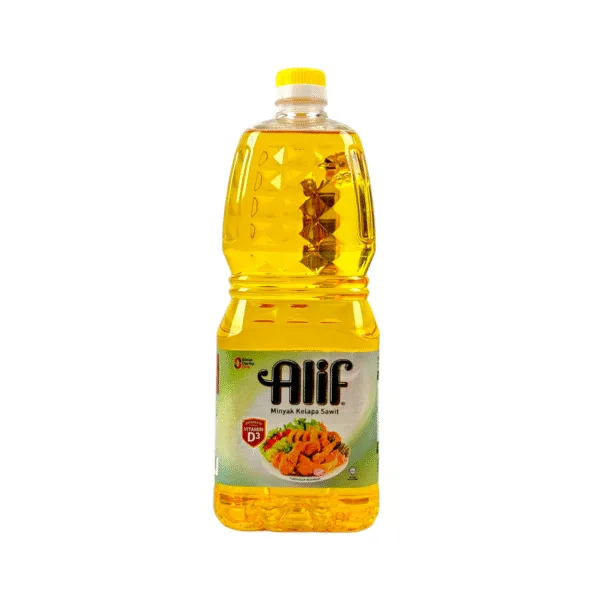 Alif Palm Cooking Oil (Minyak Kelapa Sawit) 2Lit - Image 2