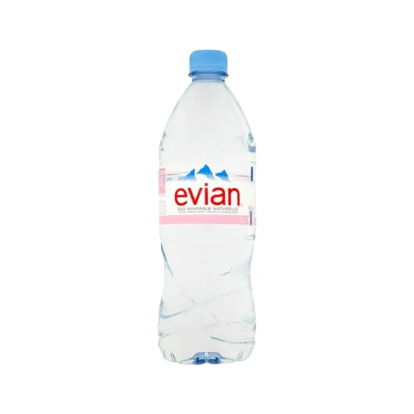 Evian Natural Mineral Water 1Lit (Pack Of 12Pcs) Carton - Image 2