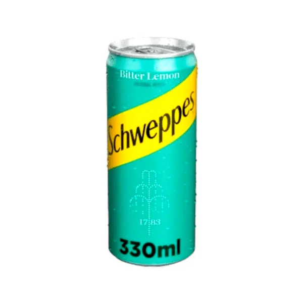 Schweppes Bitter Lemon Can 12Pcsx330ml - Image 2