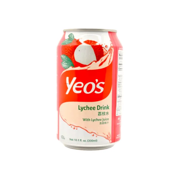 Yeo's Lychee Flavored Drink - 24Canx300ml - Image 2