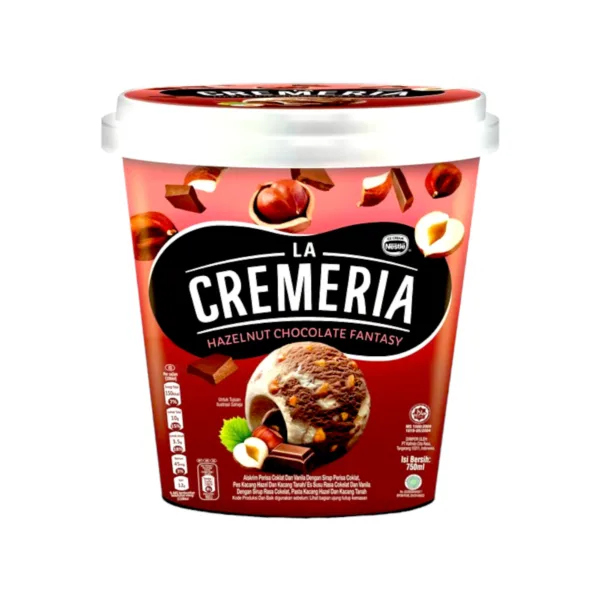 Nestle La Cremeria Hazelnut Chocolate Fantasy Ice Cream 750ml Nestle La Cremeria Hazelnut Chocolate Fantasy Ice Cream 750ml - Image 1